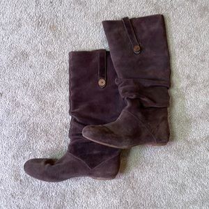 UGG Highkoo Brown Suede a Slouch Boots